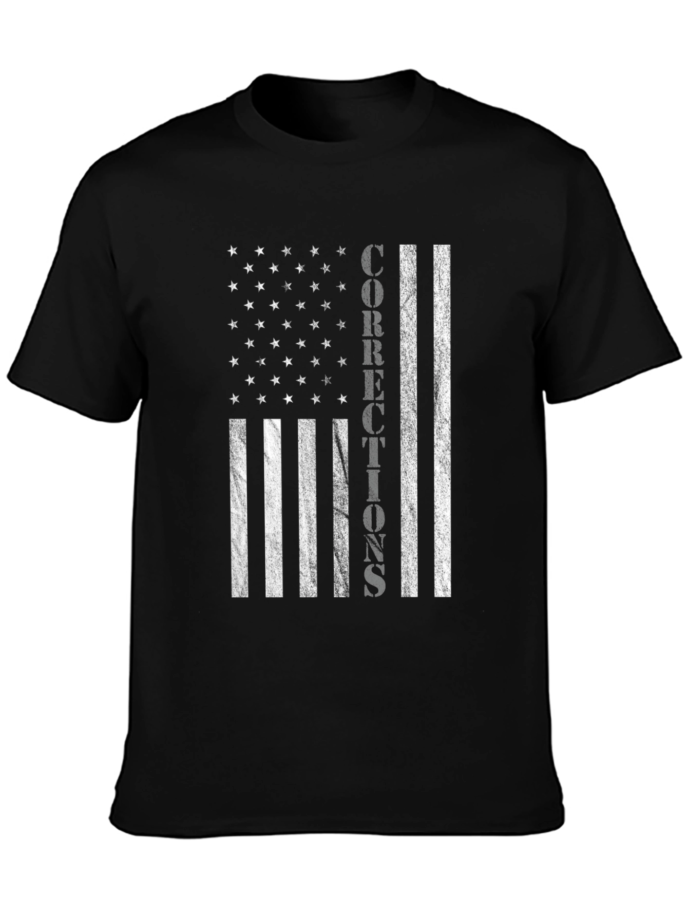 Corrections American Flag Graphic T-Shirt