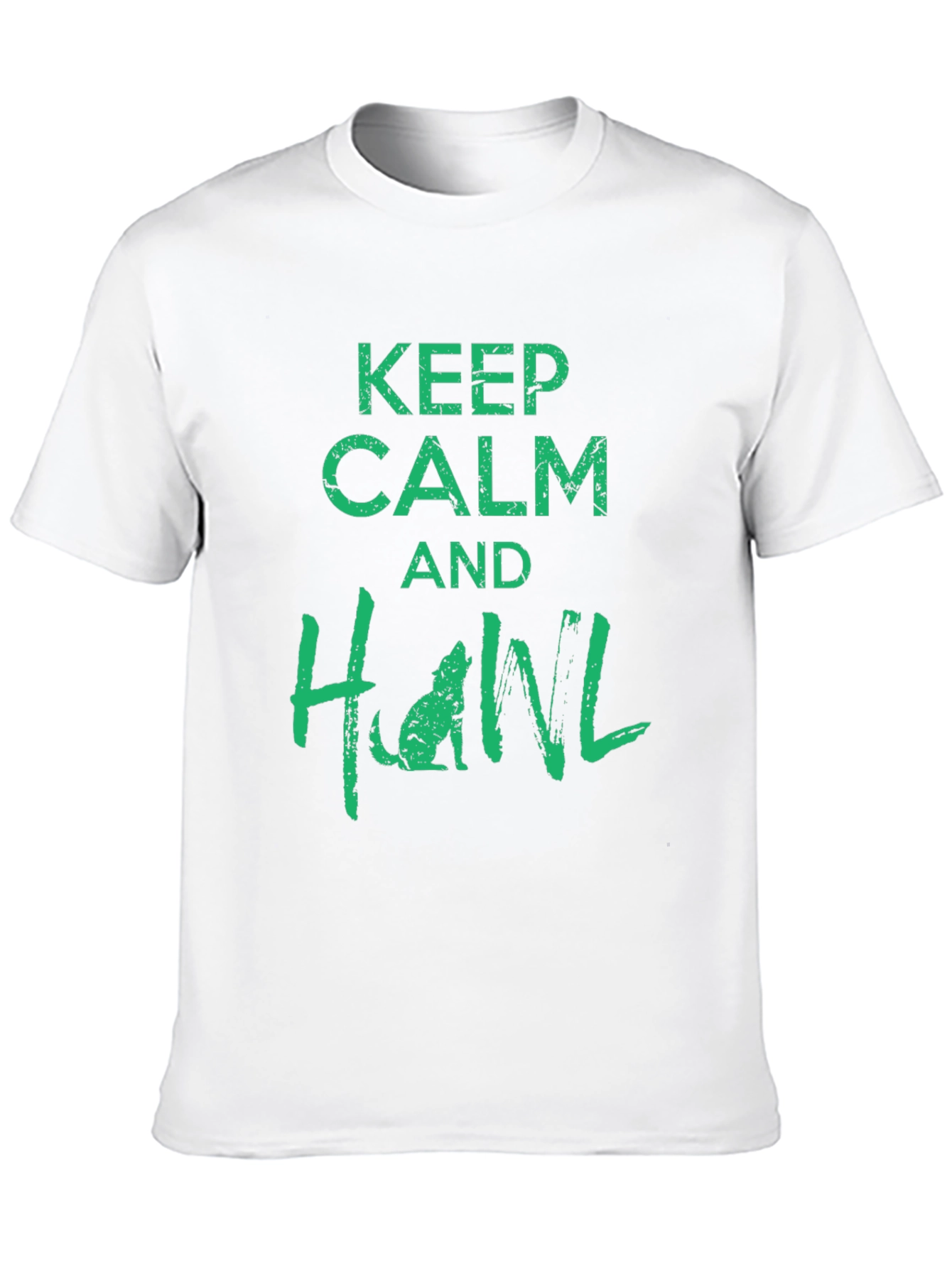Keep Calm and Howl Black T-Shirt