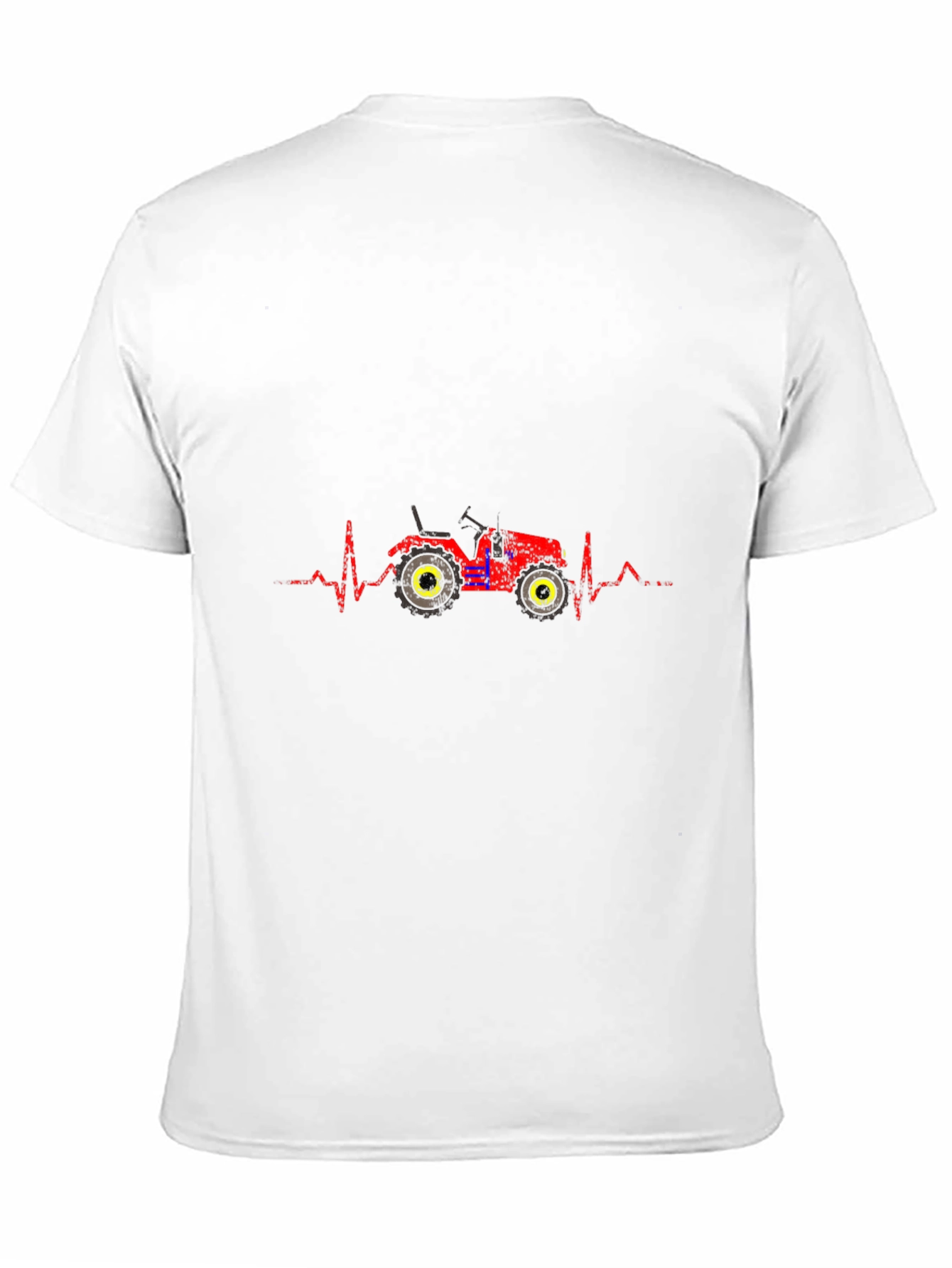Tractor Heartbeat Graphic Tee - Black