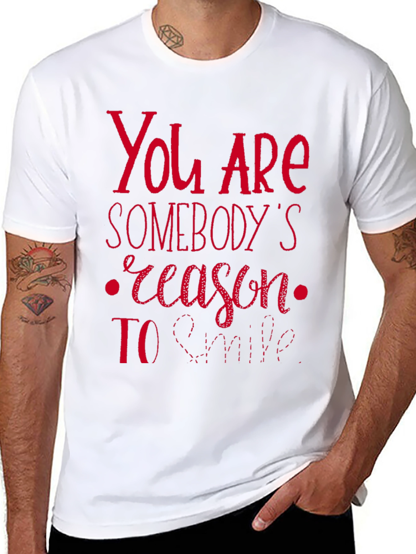 You are Somebodys Reason to Smile Graphic Tee