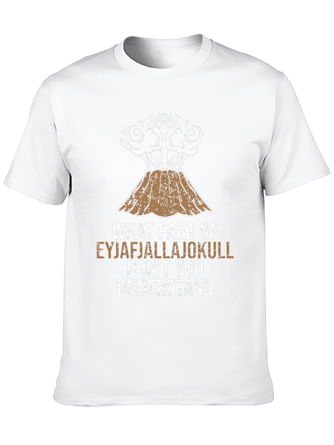 Eyjafjallajokull Volcano Humor Graphic Tee