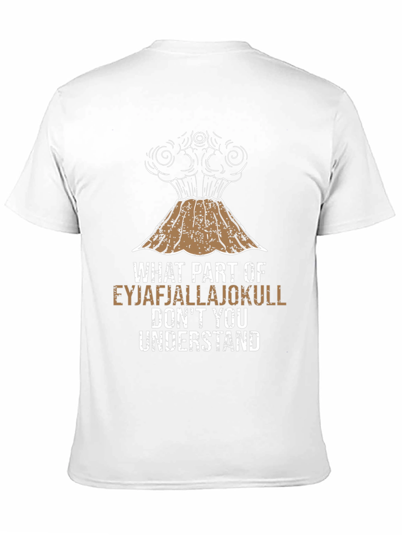 Eyjafjallajokull Volcano Humor Graphic Tee