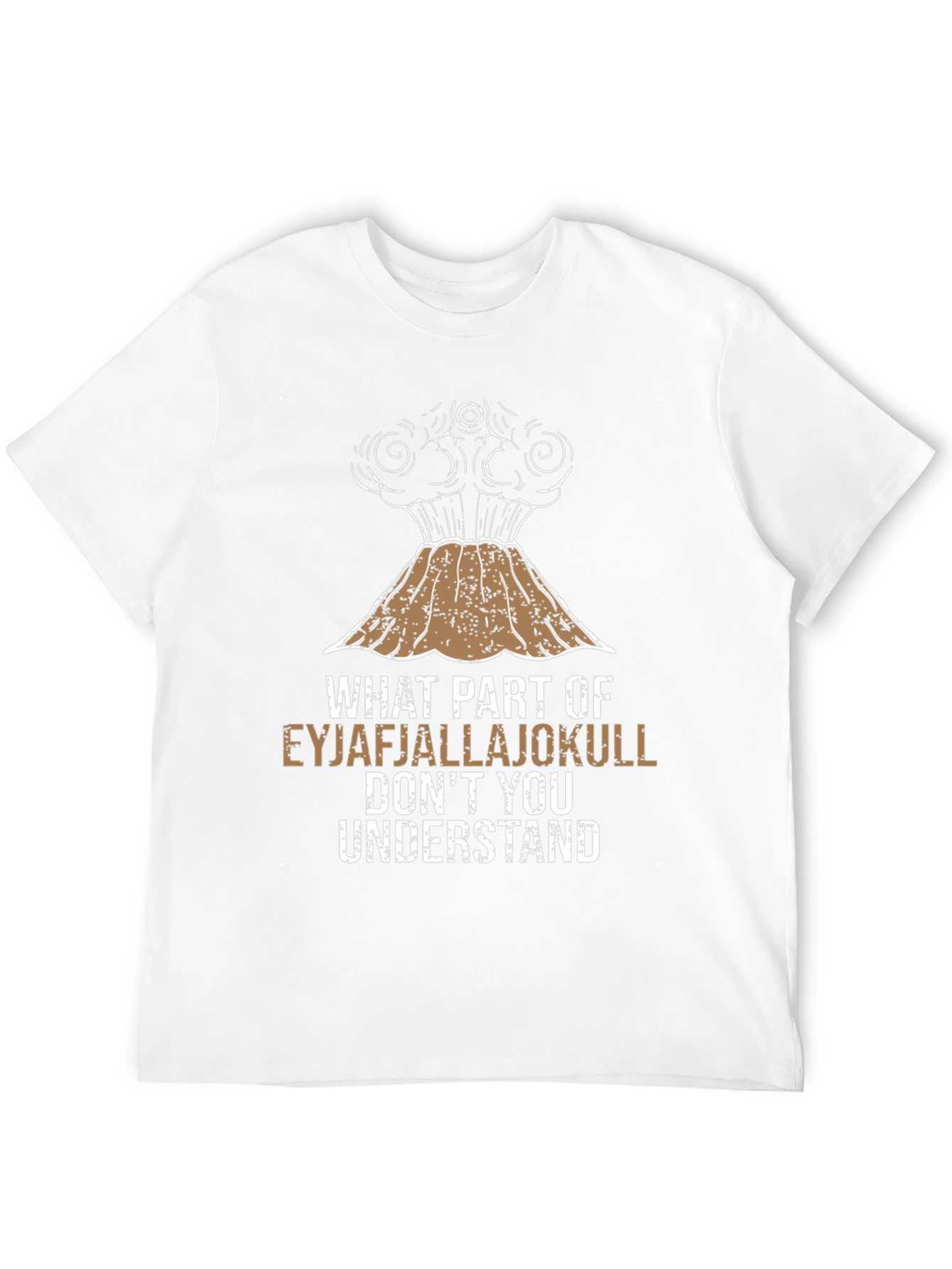 Eyjafjallajokull Volcano Humor Graphic Tee