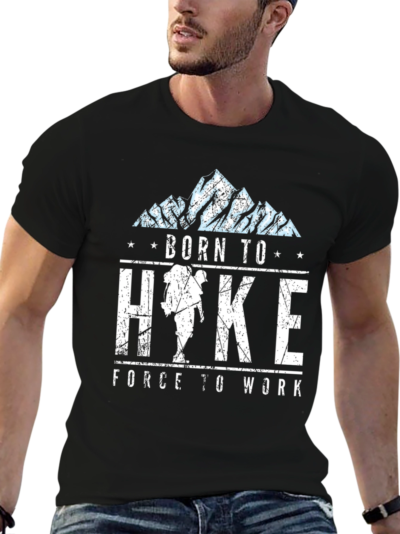 Born To Hike T-Shirt - Mountain Graphic Tee