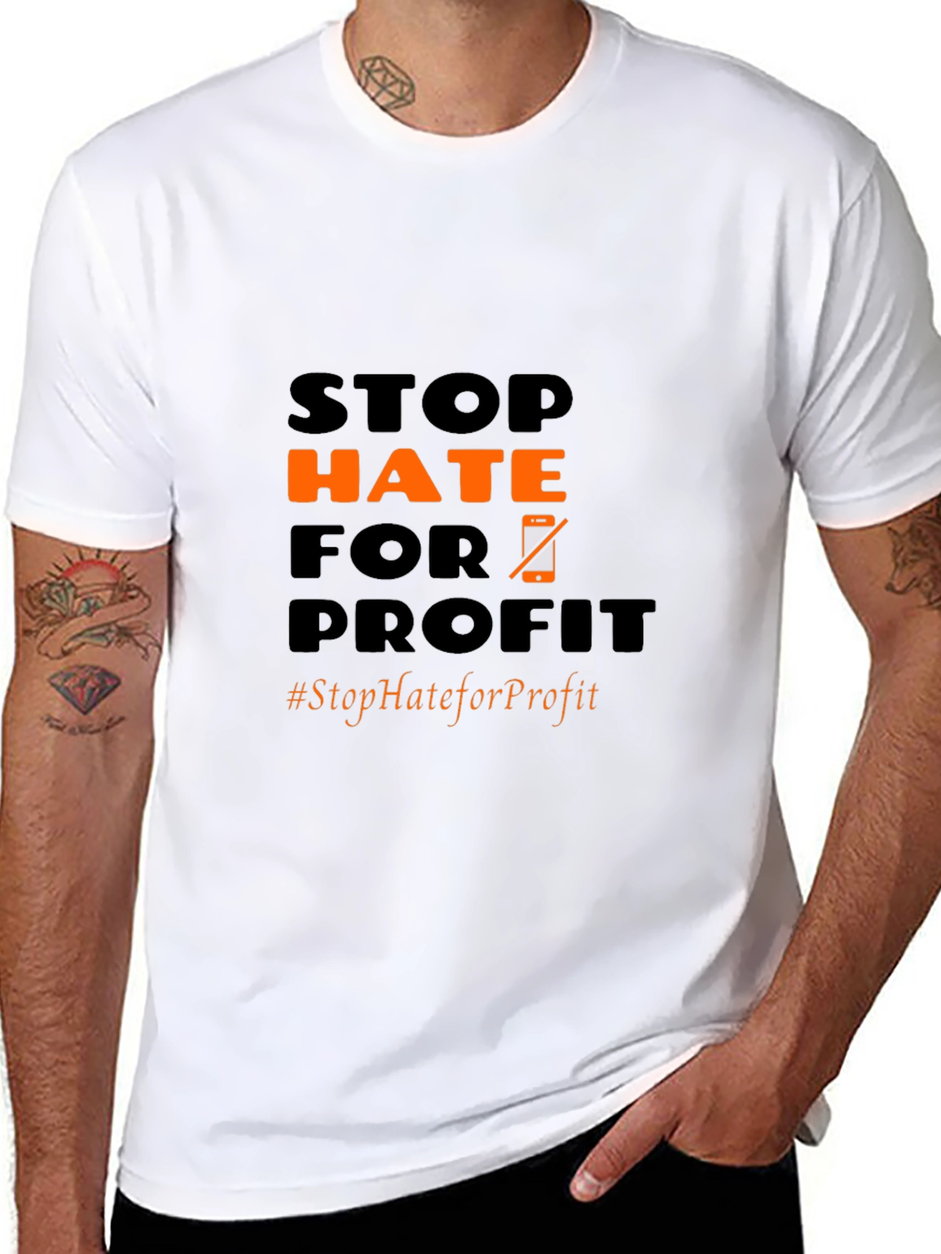 Stop Hate for Profit Graphic Tee - Unisex
