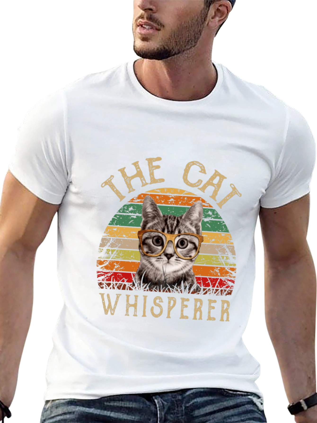 The Cat Whisperer T-Shirt - Cool Cat Design