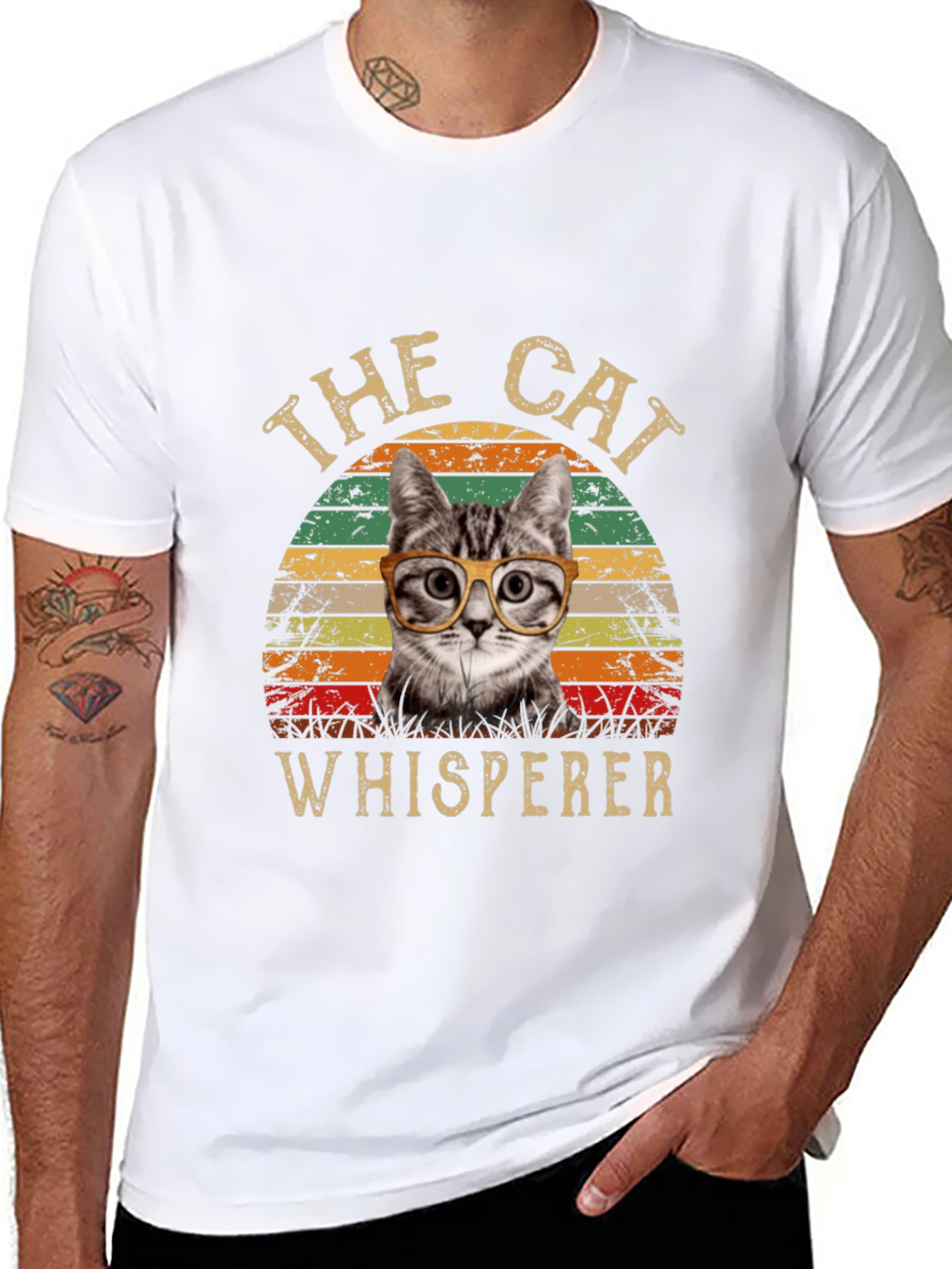 The Cat Whisperer T-Shirt - Cool Cat Design