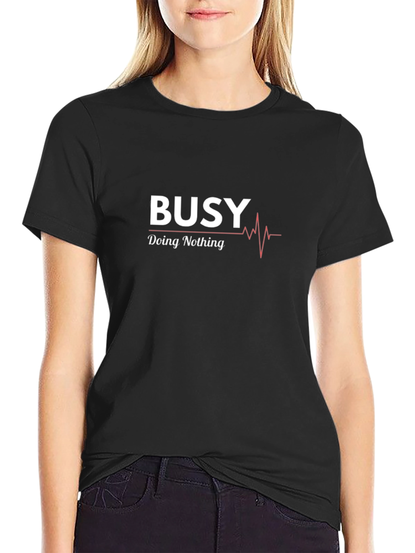 Busy Doing Nothing Graphic Tee - Relaxed Fit