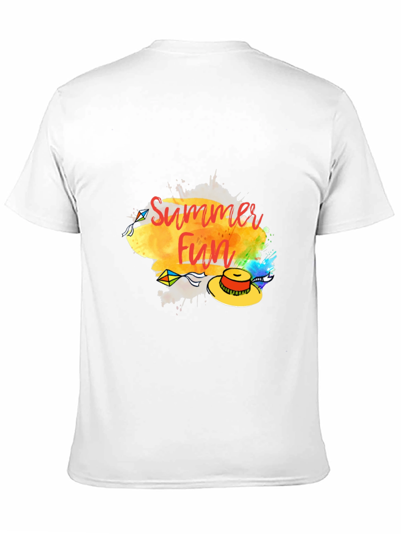 Summer Fun Graphic Tee - Casual Black T-Shirt