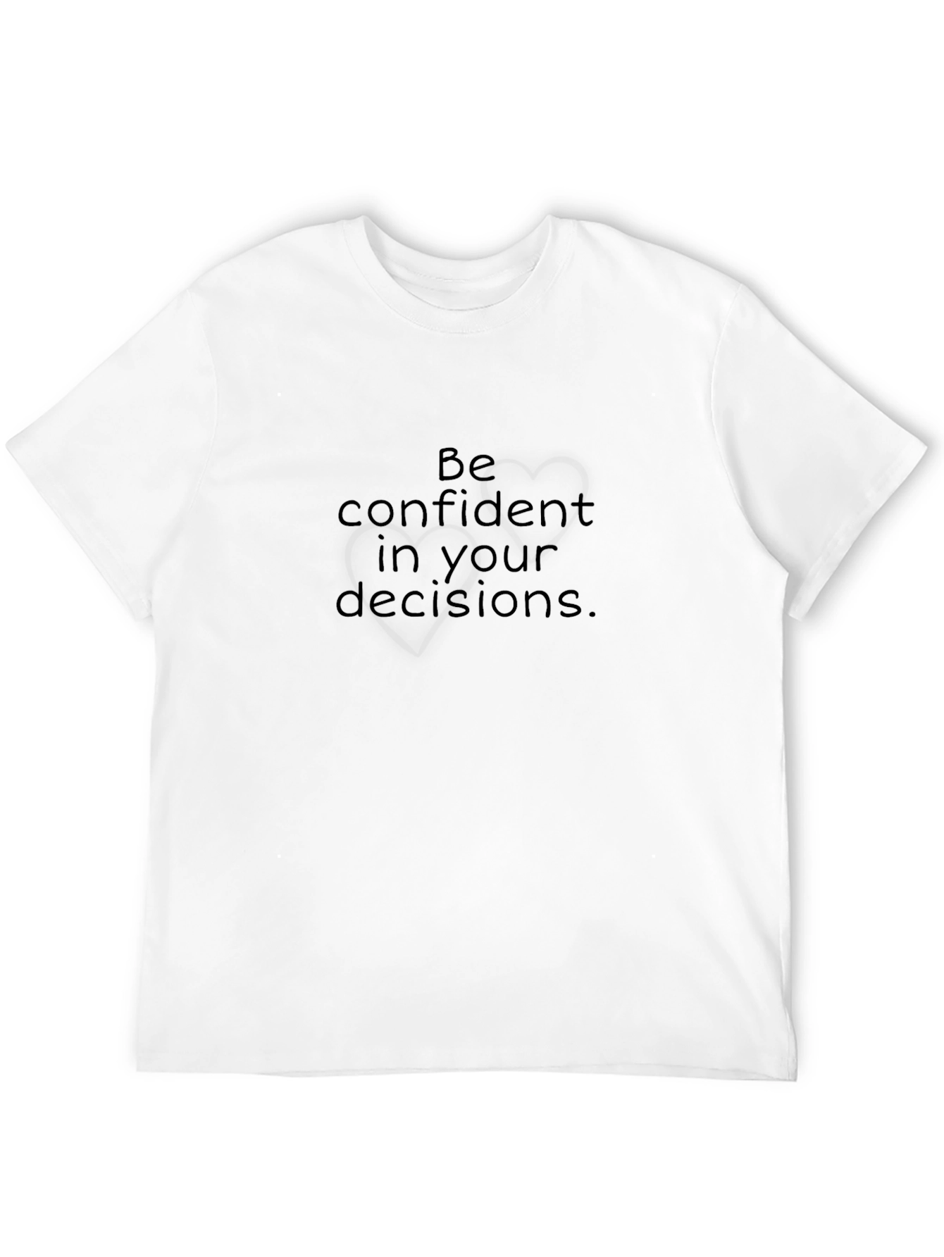 Confident Decisions Black T-Shirt