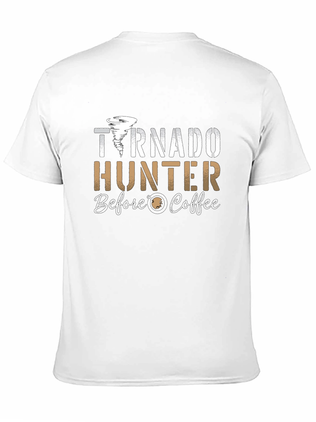 Tornado Hunter Before Coffee Graphic T-Shirt