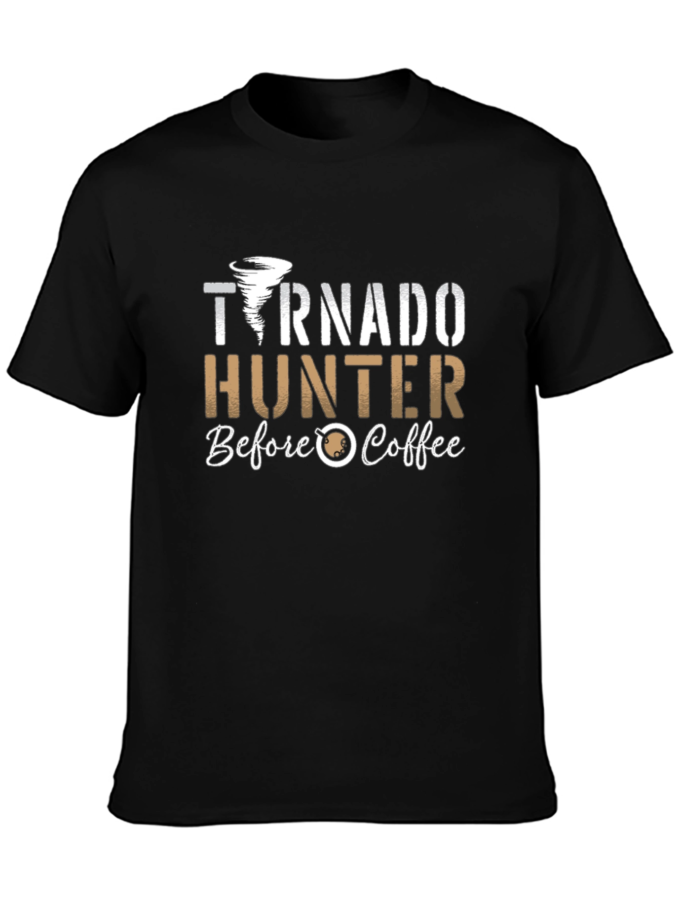 Tornado Hunter Before Coffee Graphic T-Shirt