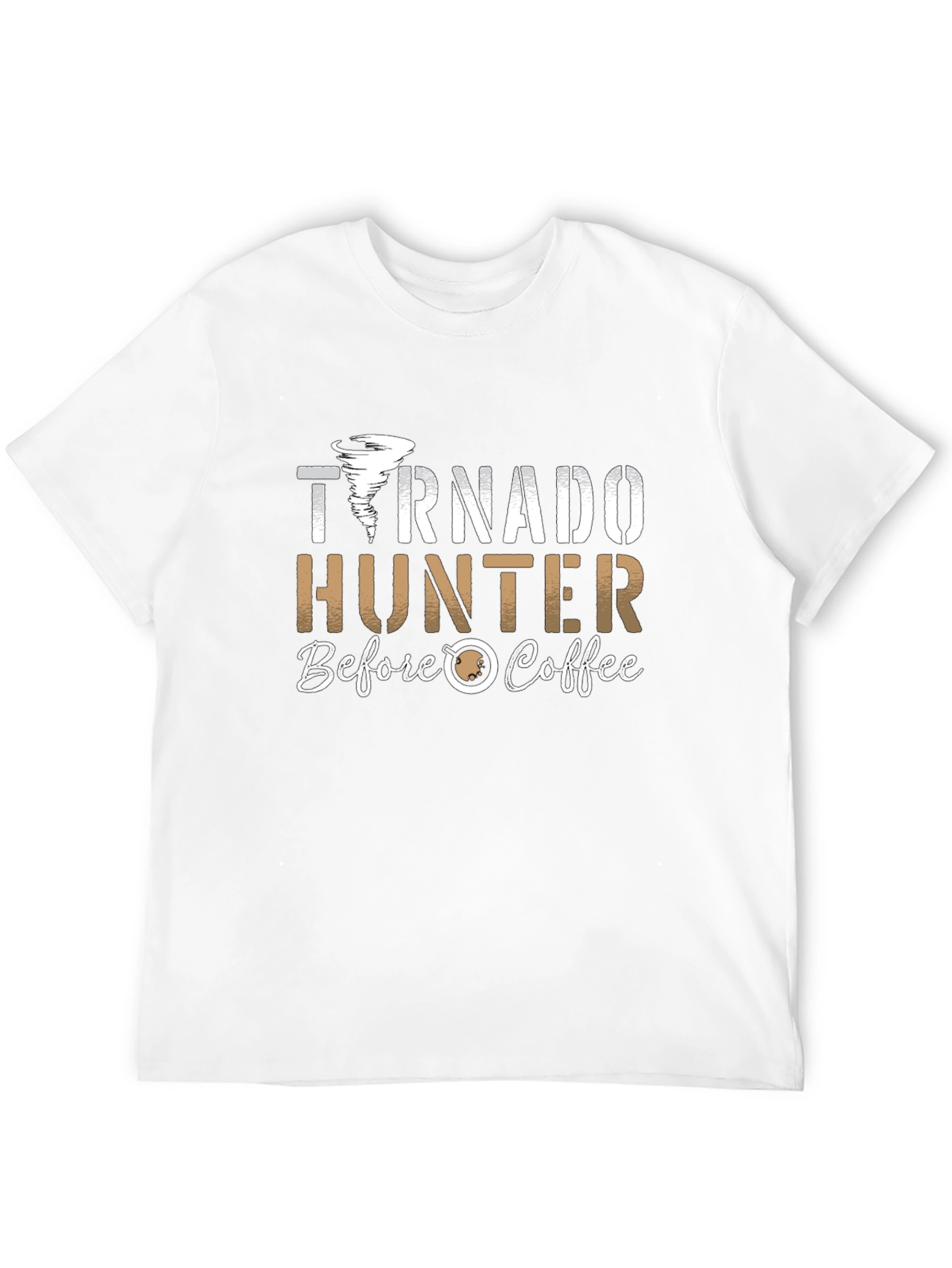Tornado Hunter Before Coffee Graphic T-Shirt