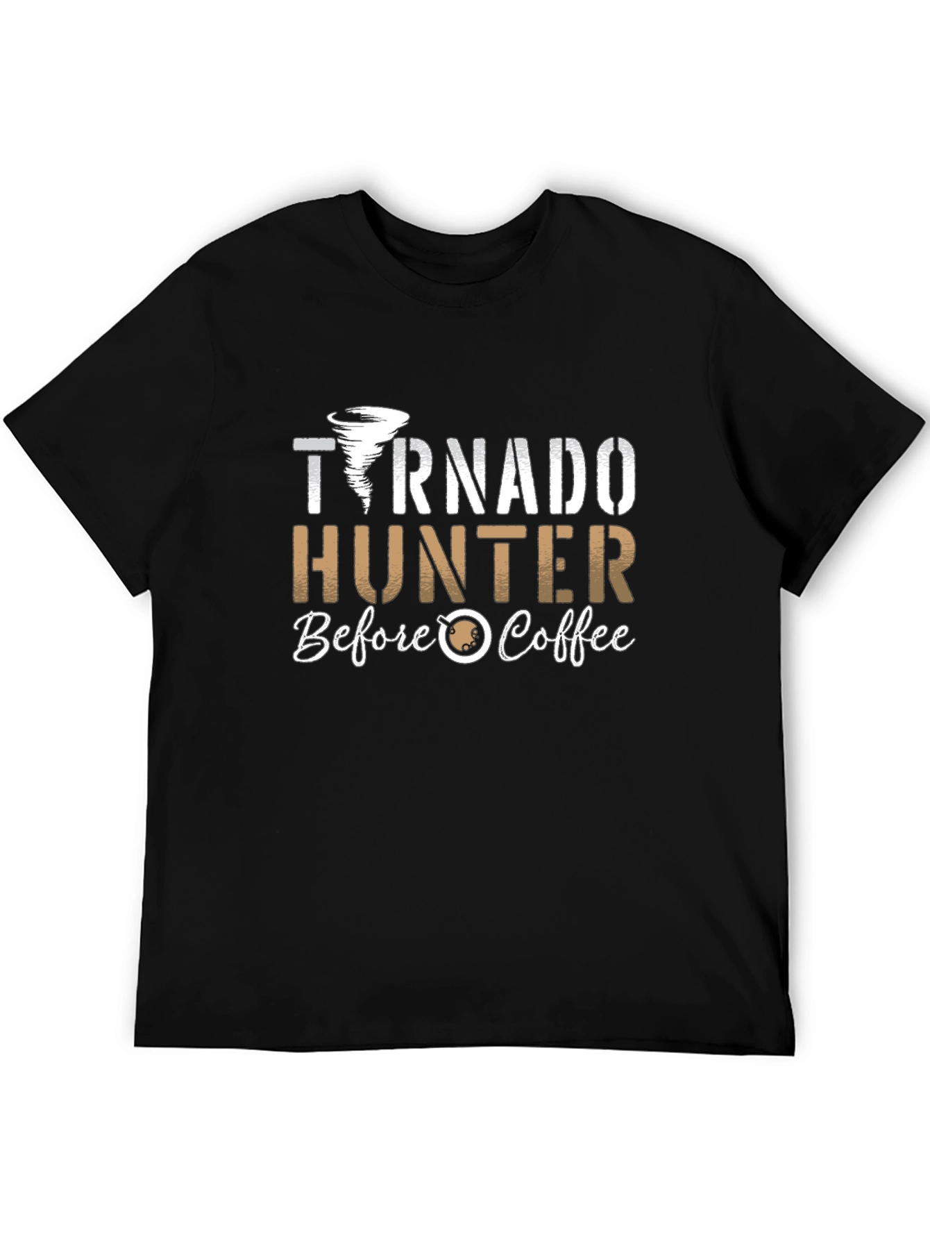 Tornado Hunter Before Coffee Graphic T-Shirt