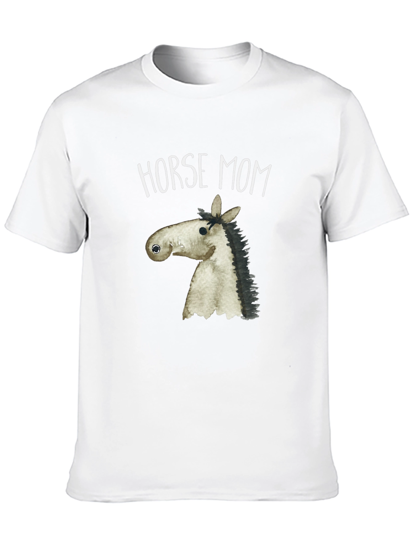 Horse Mom Graphic Tee - Unisex Black T-Shirt