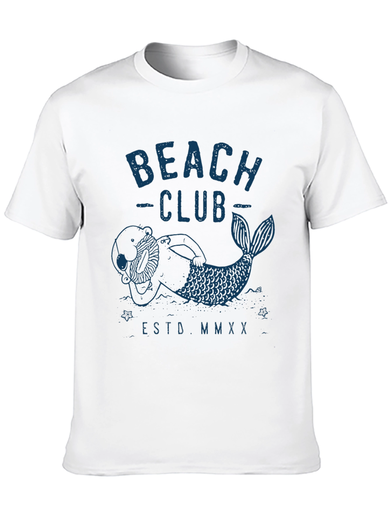Mens Black Beach Club Graphic T-Shirt