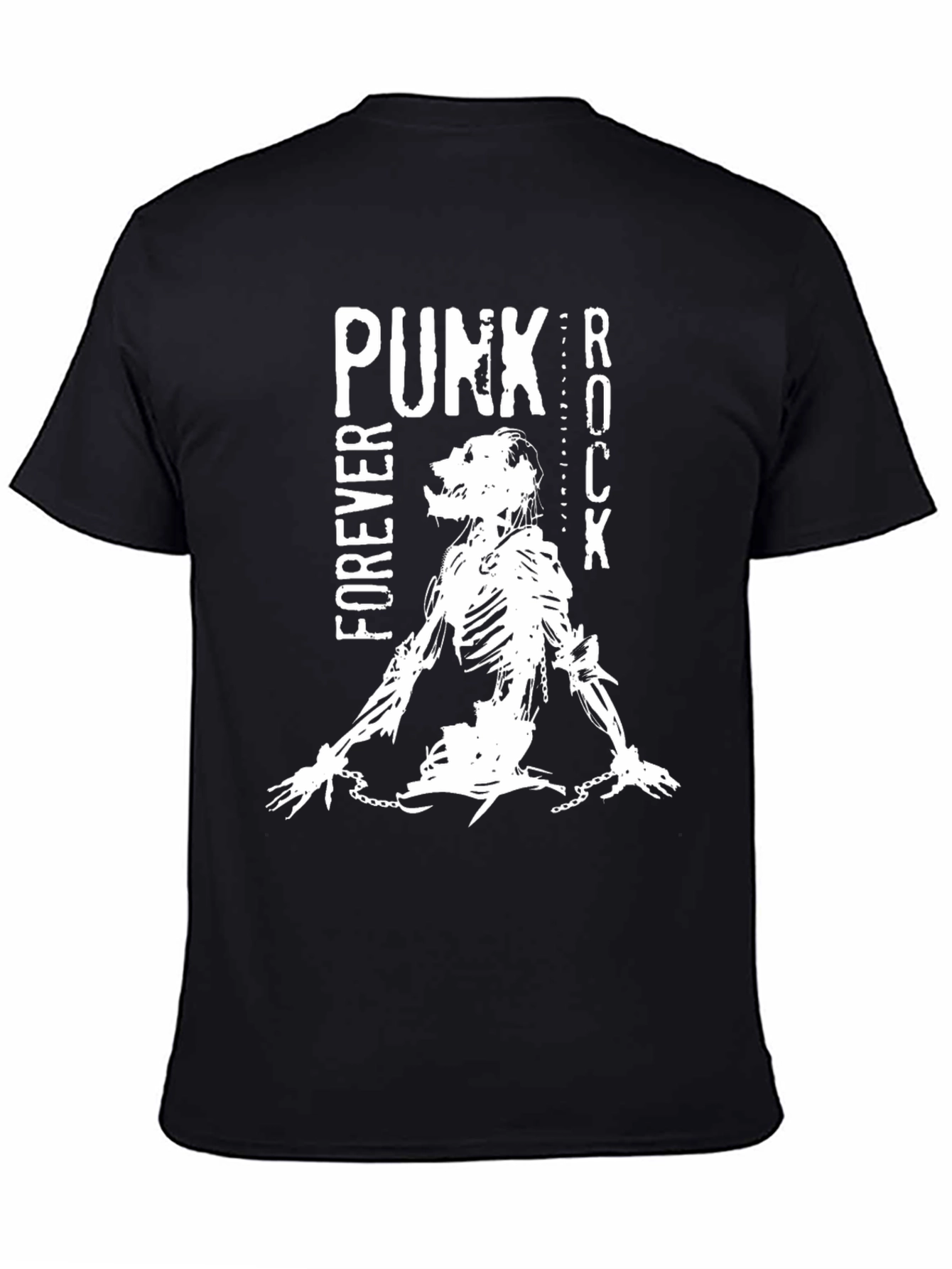Punk Rock Forever Black Graphic Tee