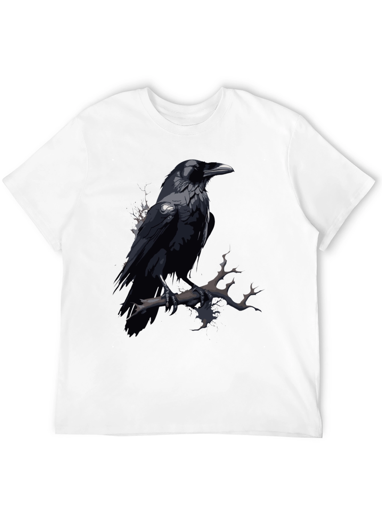 Raven Graphic Tee - Mens Black T-Shirt