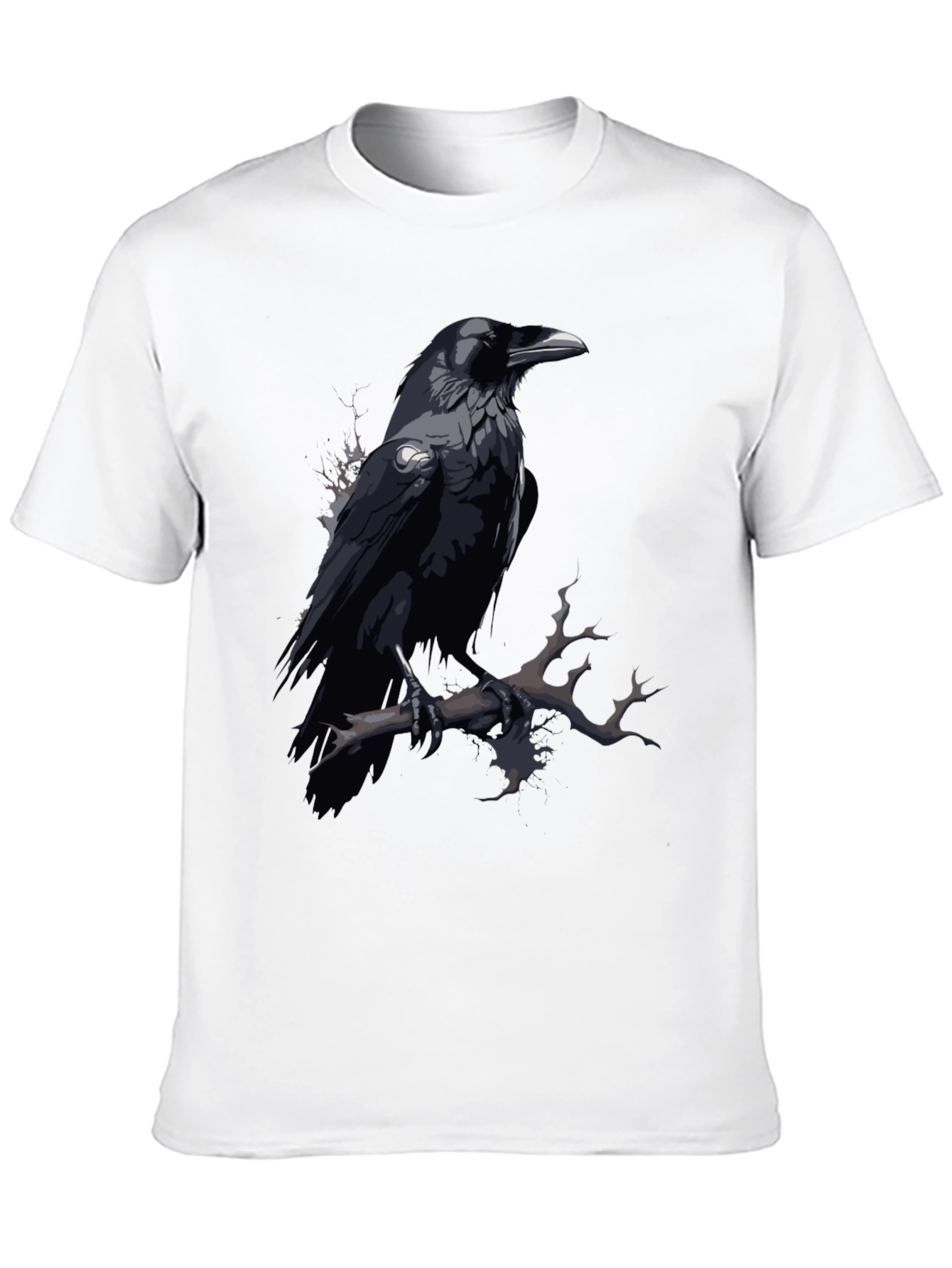 Raven Graphic Tee - Mens Black T-Shirt