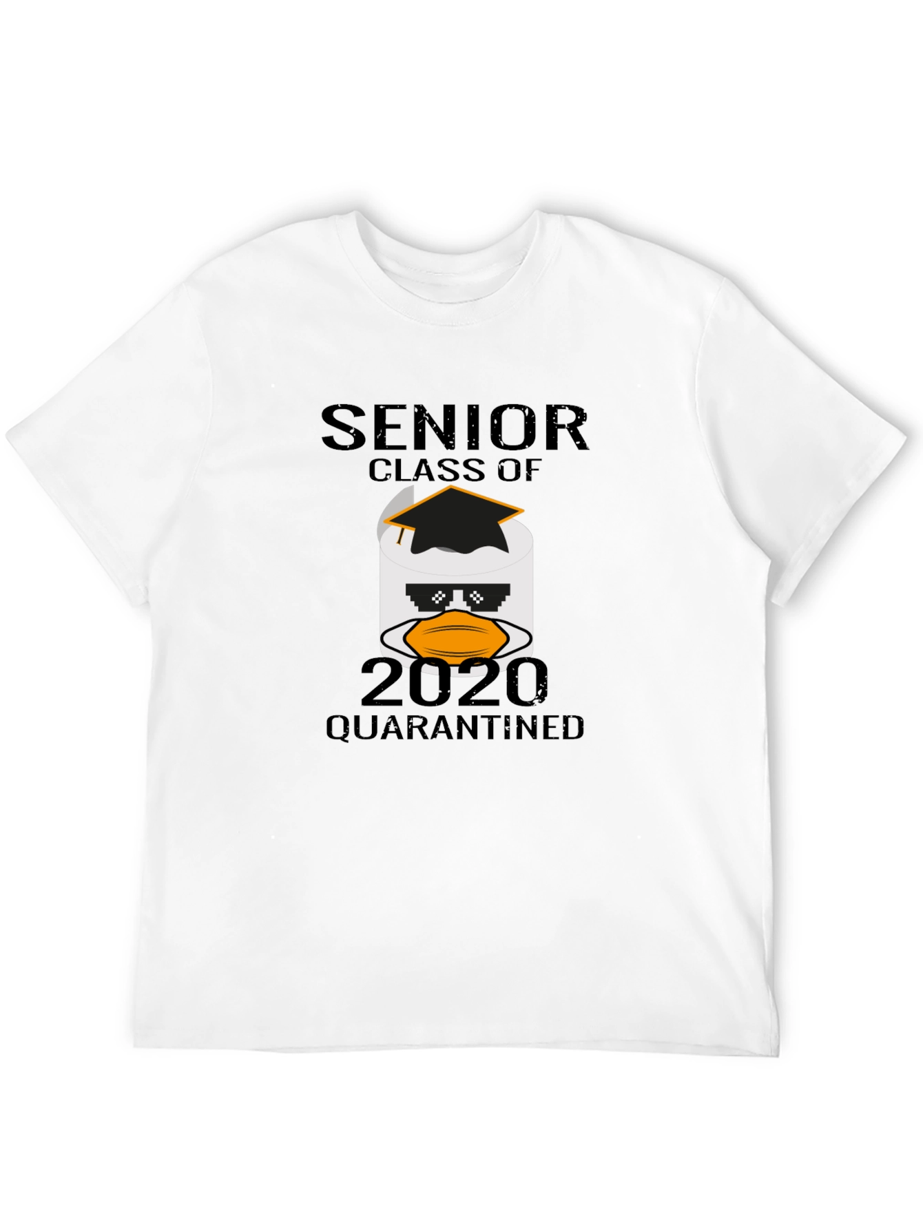 Senior 2020 Quarantined Toilet Paper Graduation T-Shirt