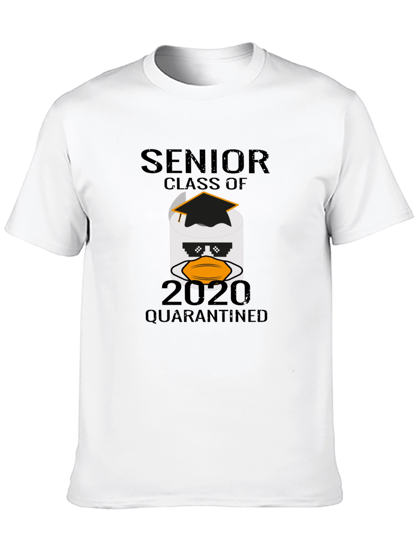 Senior 2020 Quarantined Toilet Paper Graduation T-Shirt