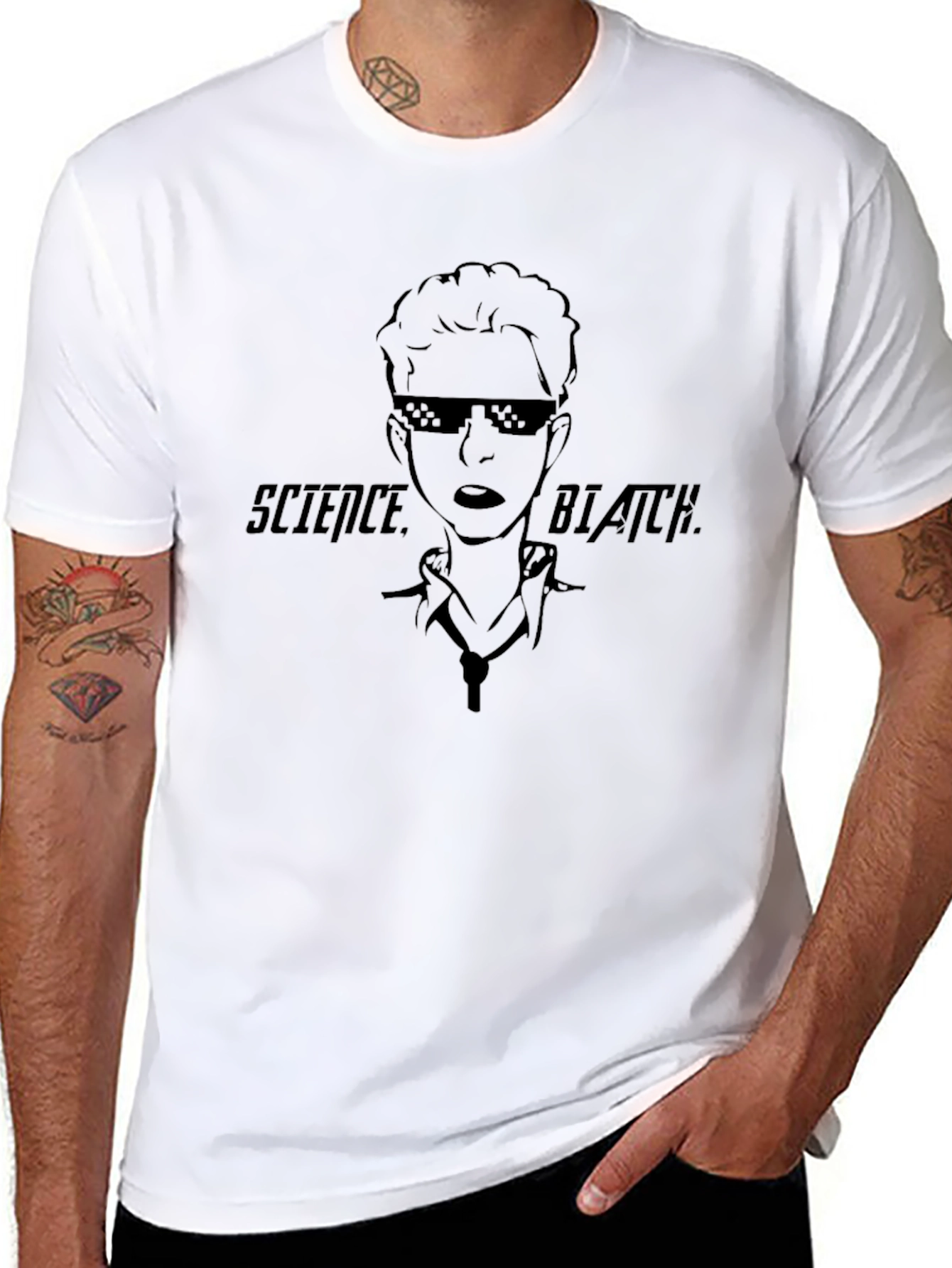 Science B*tch T-Shirt - Black