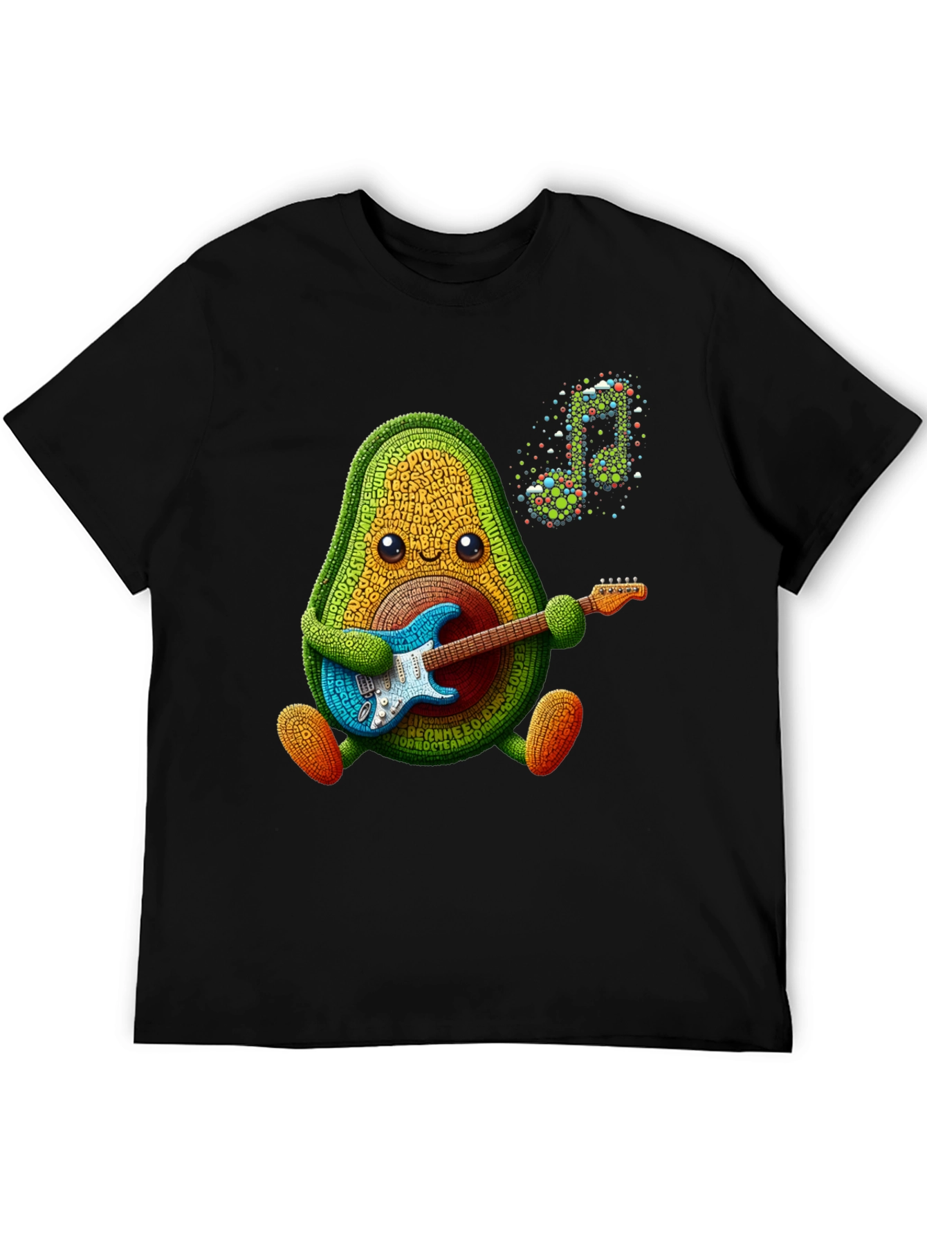 Avocado Guitarist T-Shirt - Music Lover Tee
