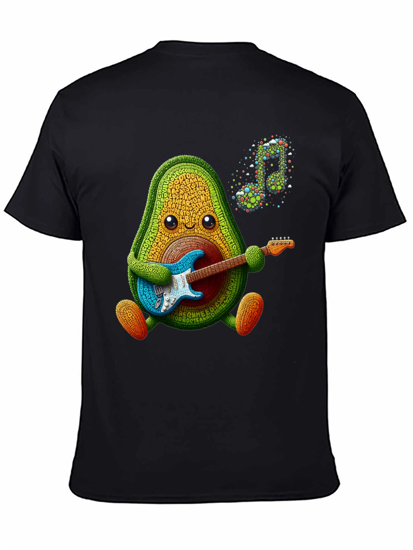 Avocado Guitarist T-Shirt - Music Lover Tee