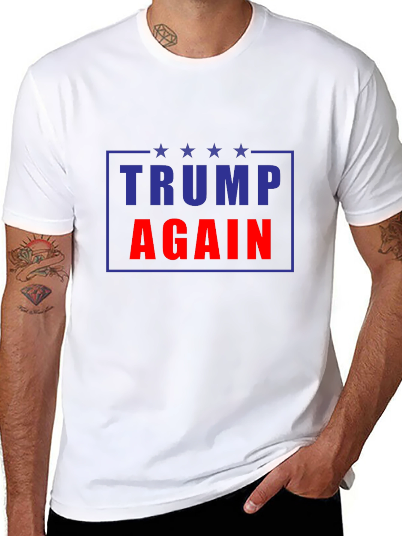 Trump Again Graphic Print Mens T-Shirt