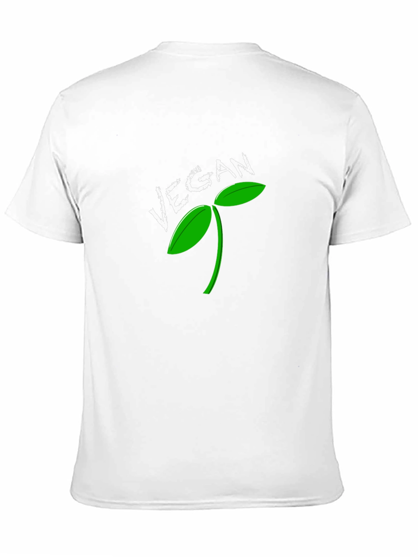 Vegan Sprout Graphic Tee - Black