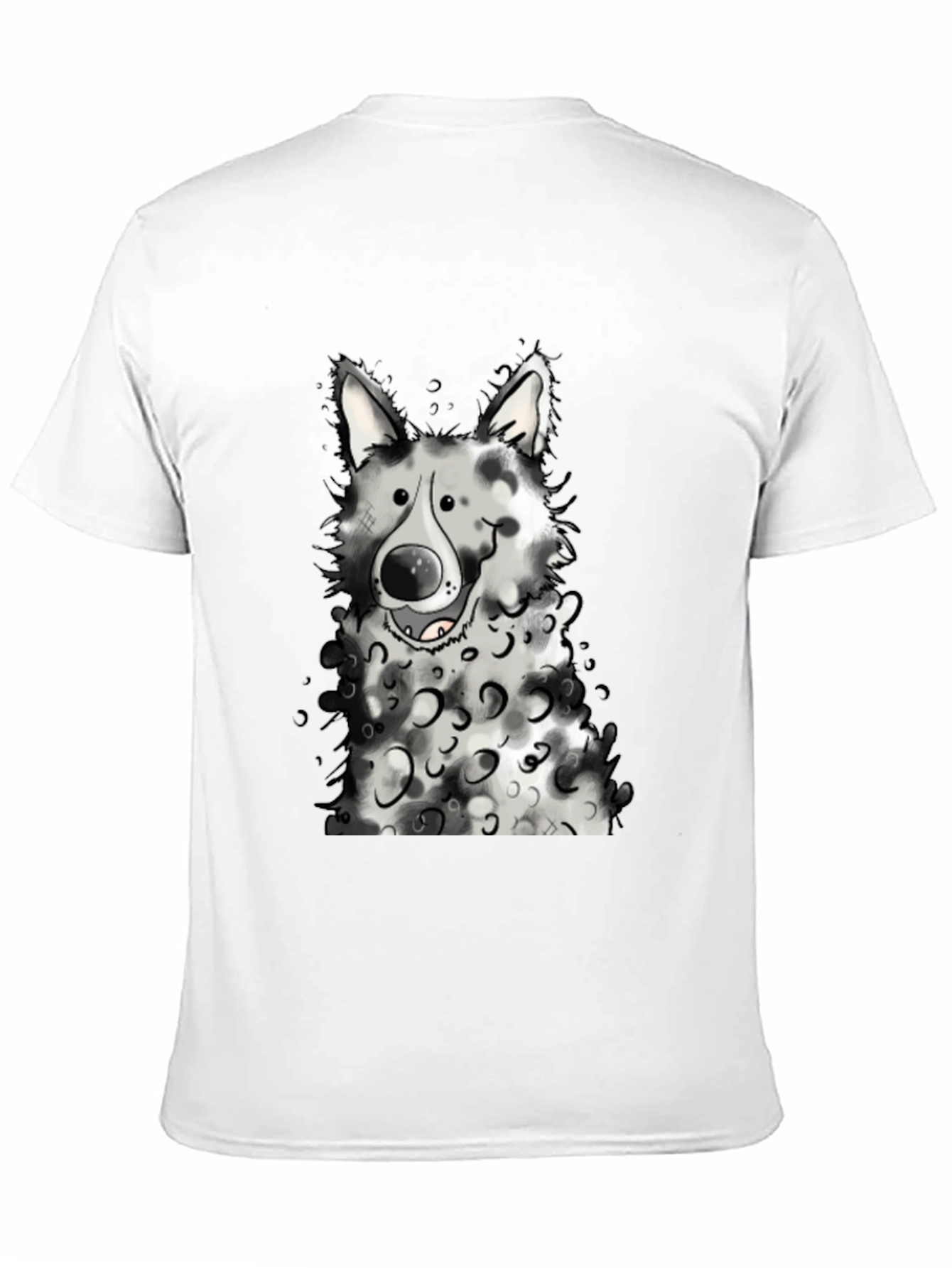 Dog Graphic Black T-Shirt