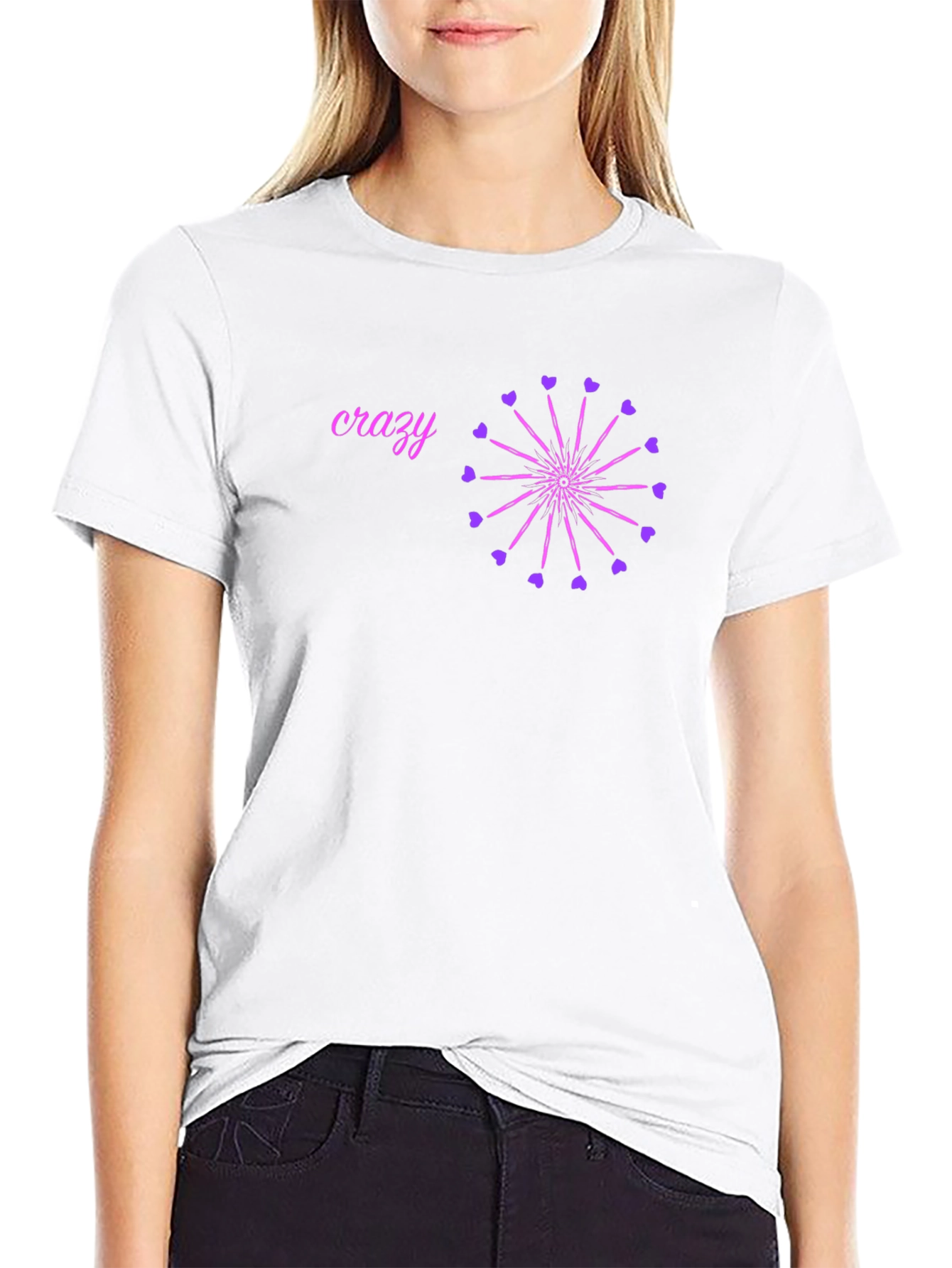 Crazy Heart Wheel T-Shirt