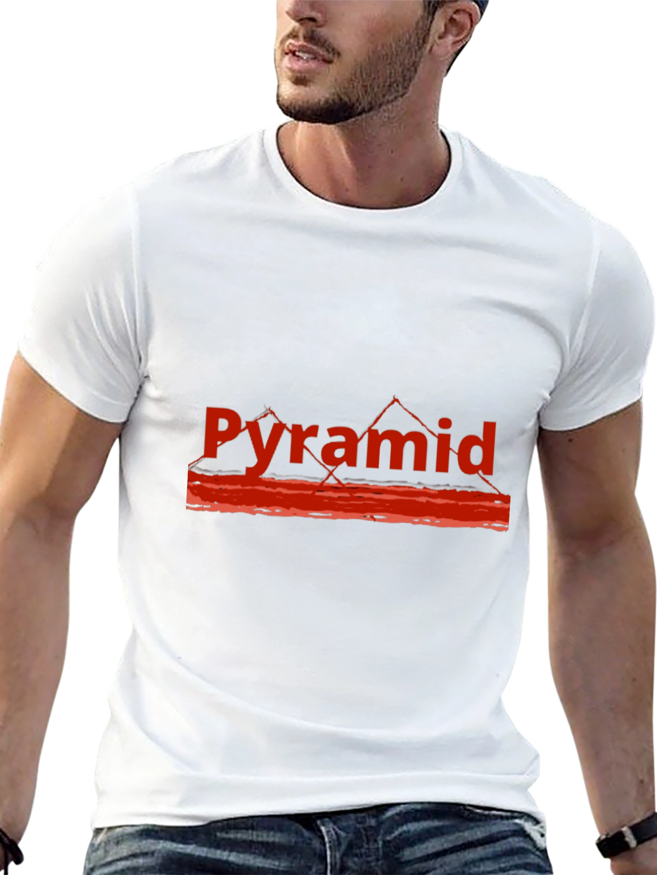 Pyramid Graphic Tee - Mens Black T-Shirt