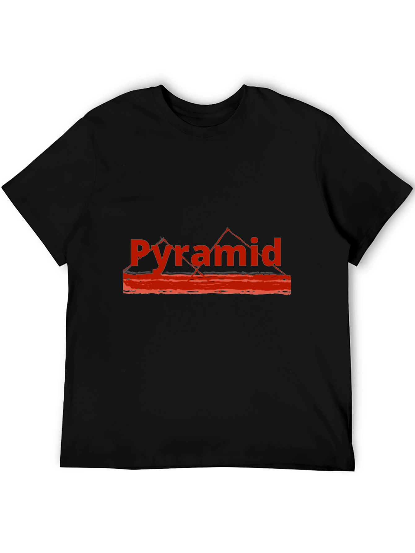 Pyramid Graphic Tee - Mens Black T-Shirt