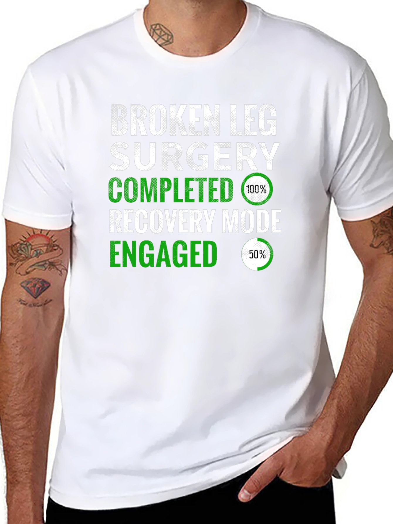 Broken Leg Surgery Recovery T-Shirt
