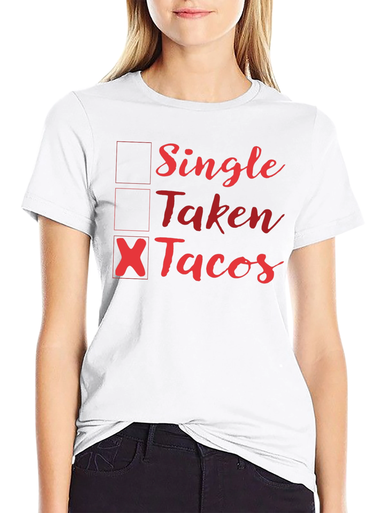 Single Taken Tacos Graphic Tee
