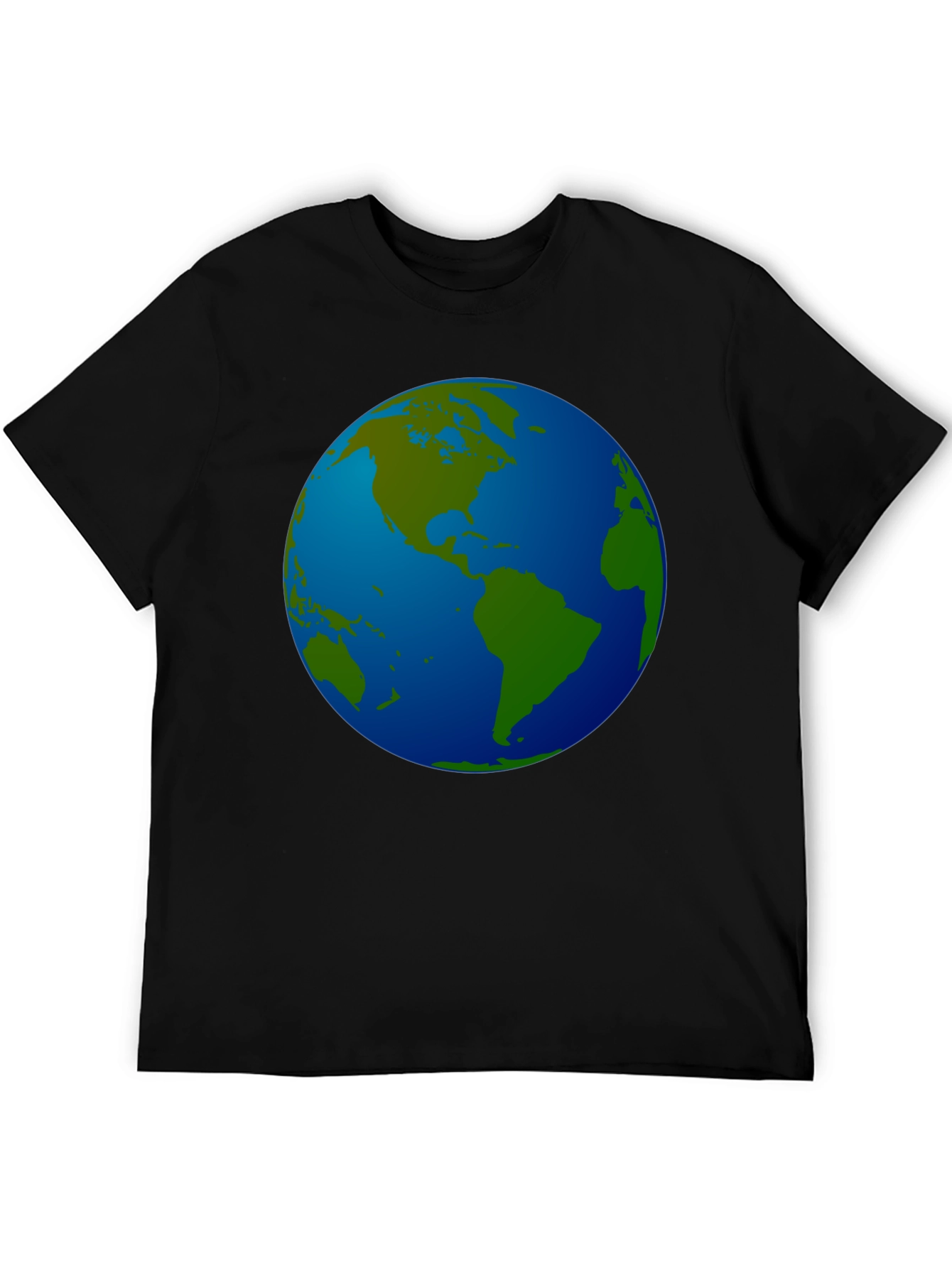 Earth Graphic Black T-Shirt