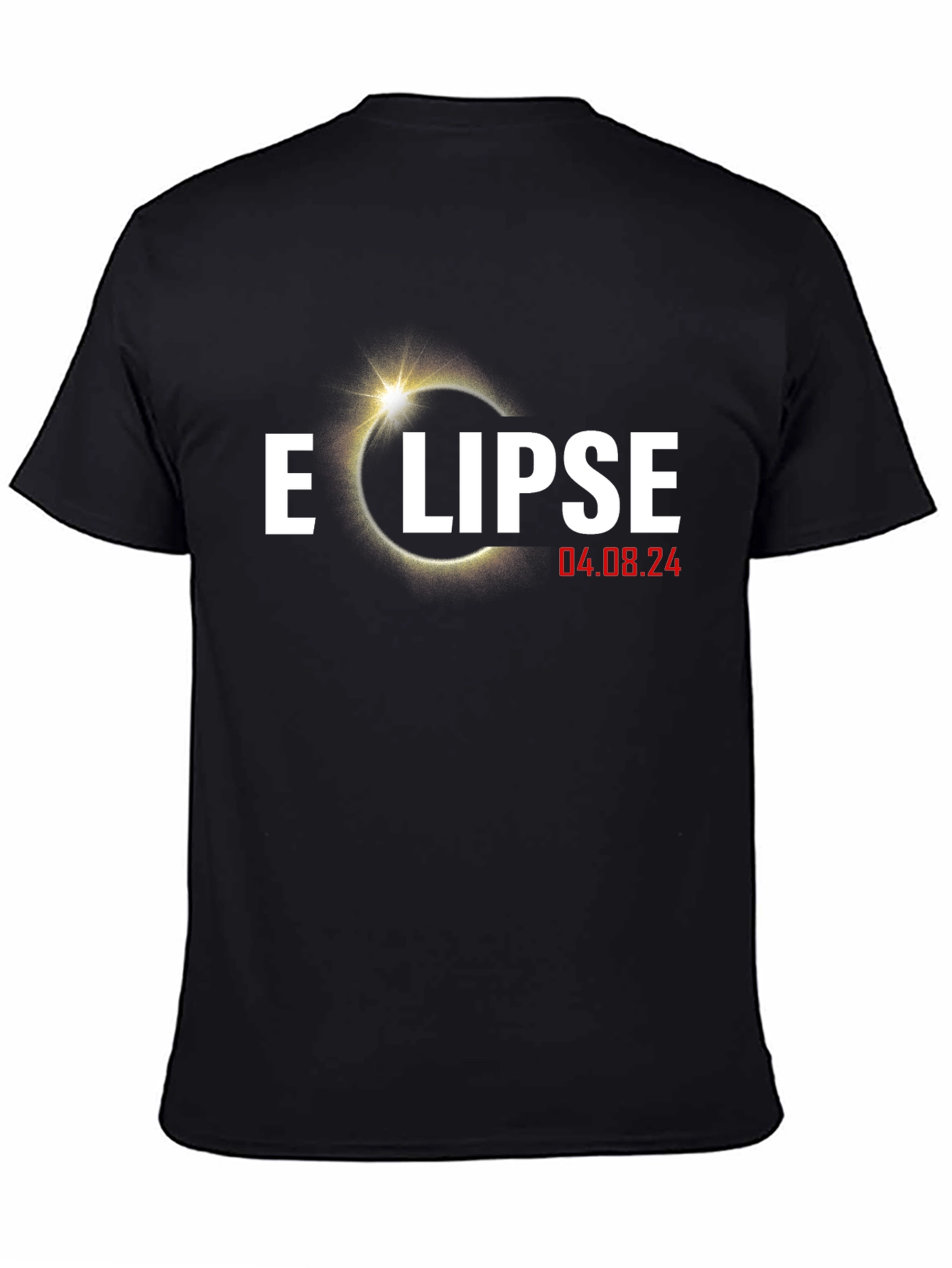 Eclipse 04.08.24 T-Shirt - Total Solar Eclipse Souvenir