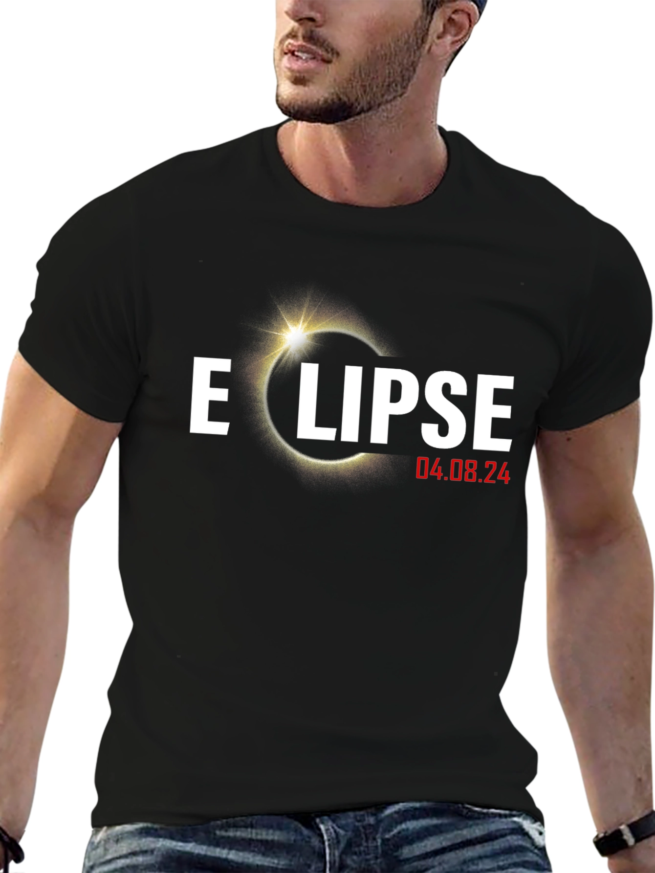 Eclipse 04.08.24 T-Shirt - Total Solar Eclipse Souvenir
