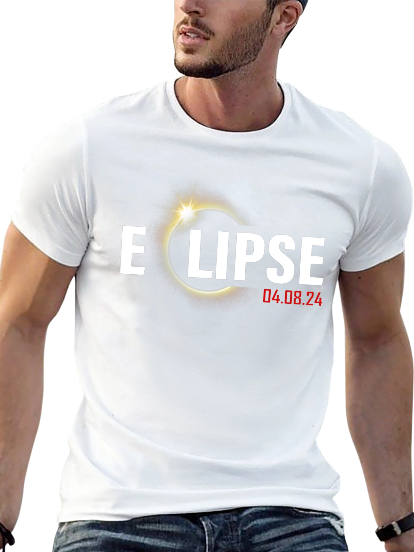 Eclipse 04.08.24 T-Shirt - Total Solar Eclipse Souvenir