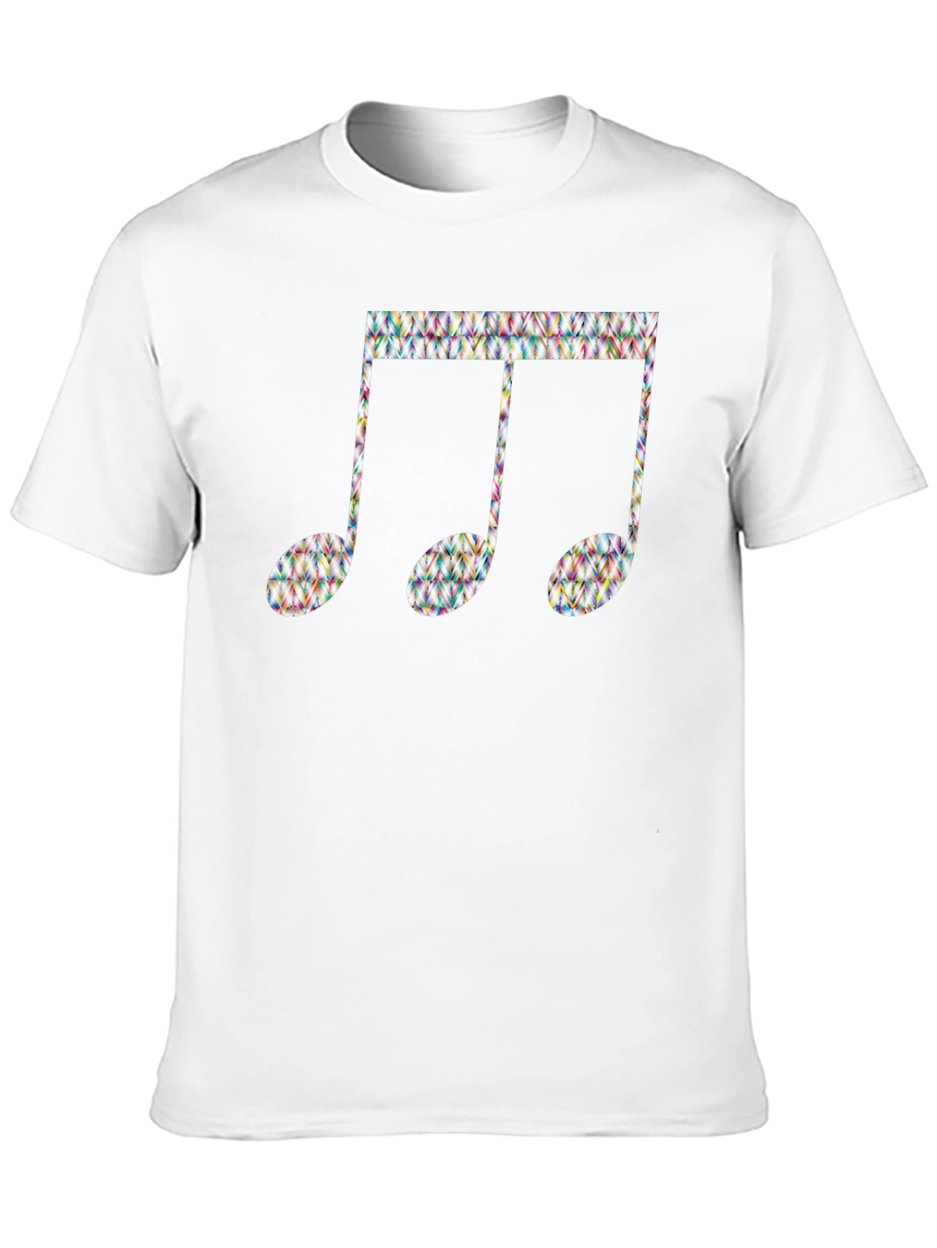 Music Note Graphic Black T-Shirt