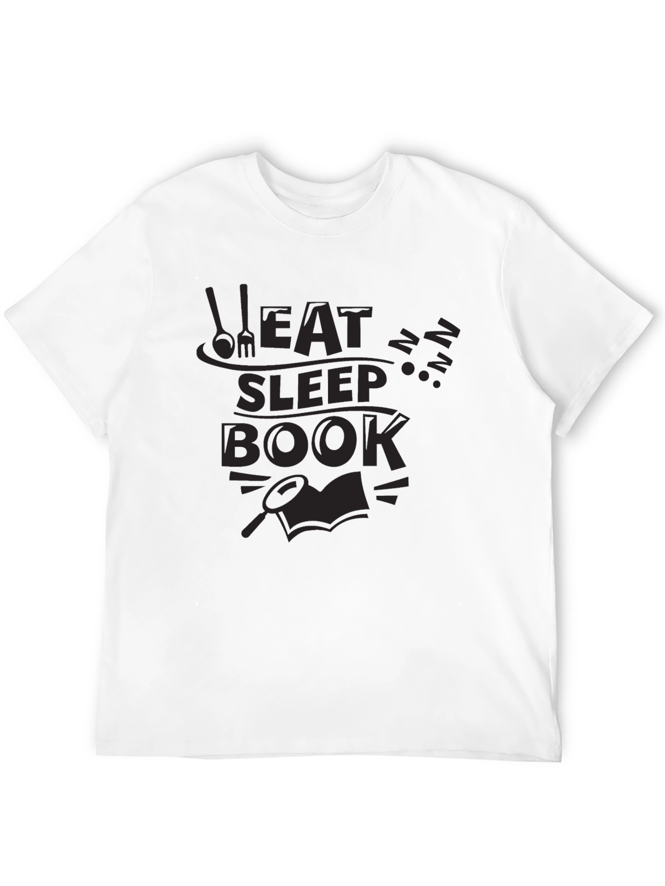 Eat Sleep Book T-Shirt - Readers Essential