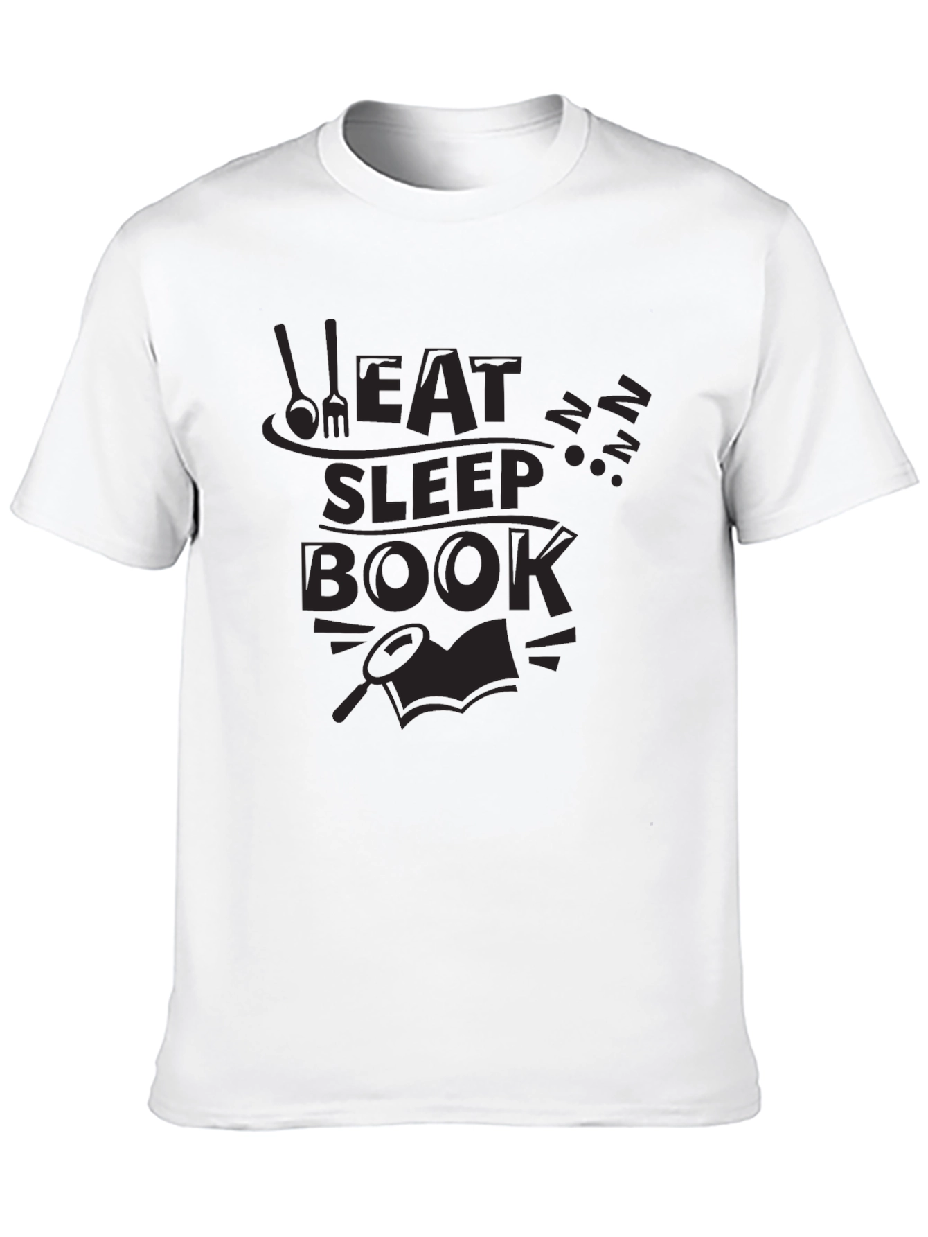 Eat Sleep Book T-Shirt - Readers Essential