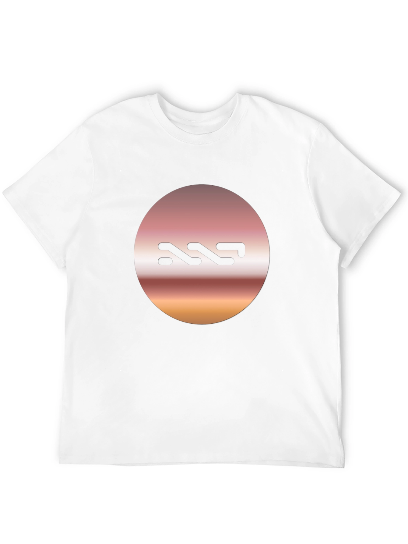 Abstract Logo Graphic Tee - Stylish Black T-Shirt