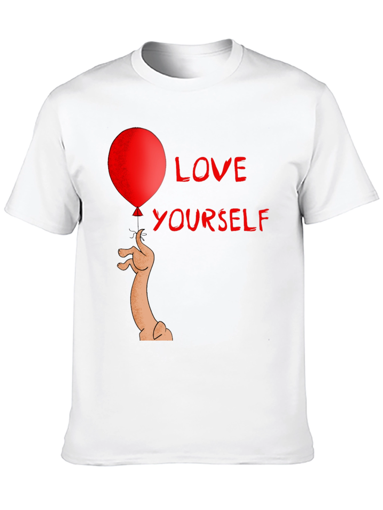 Love Yourself Balloon T-Shirt Funny Graphic Tee