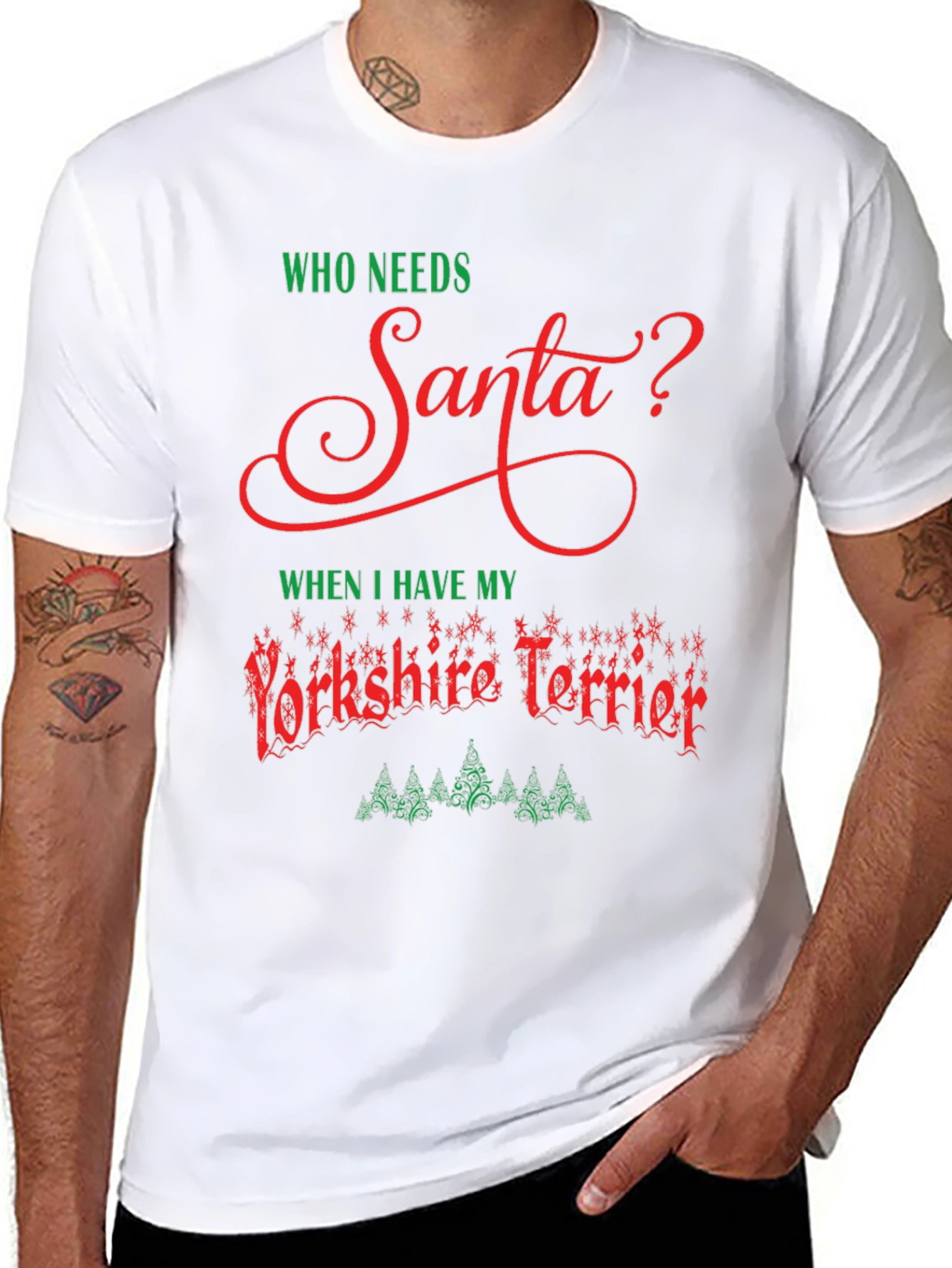 Yorkshire Terrier Christmas T-Shirt