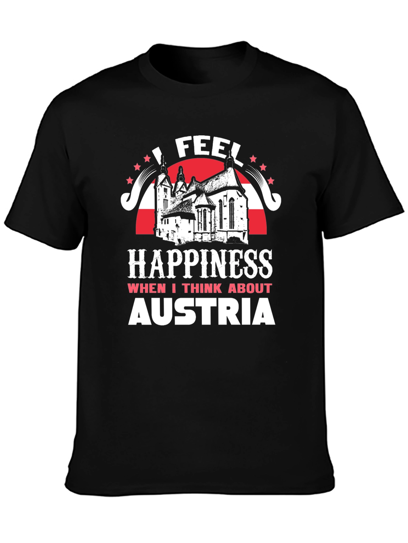 Austria Happiness Graphic T-Shirt