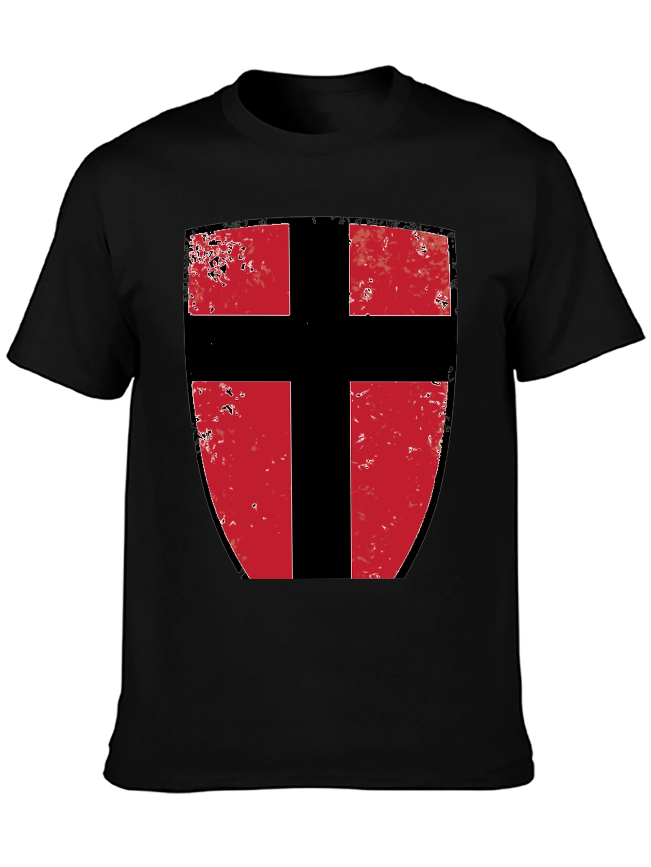 Crusader Knight Shield Graphic Tee