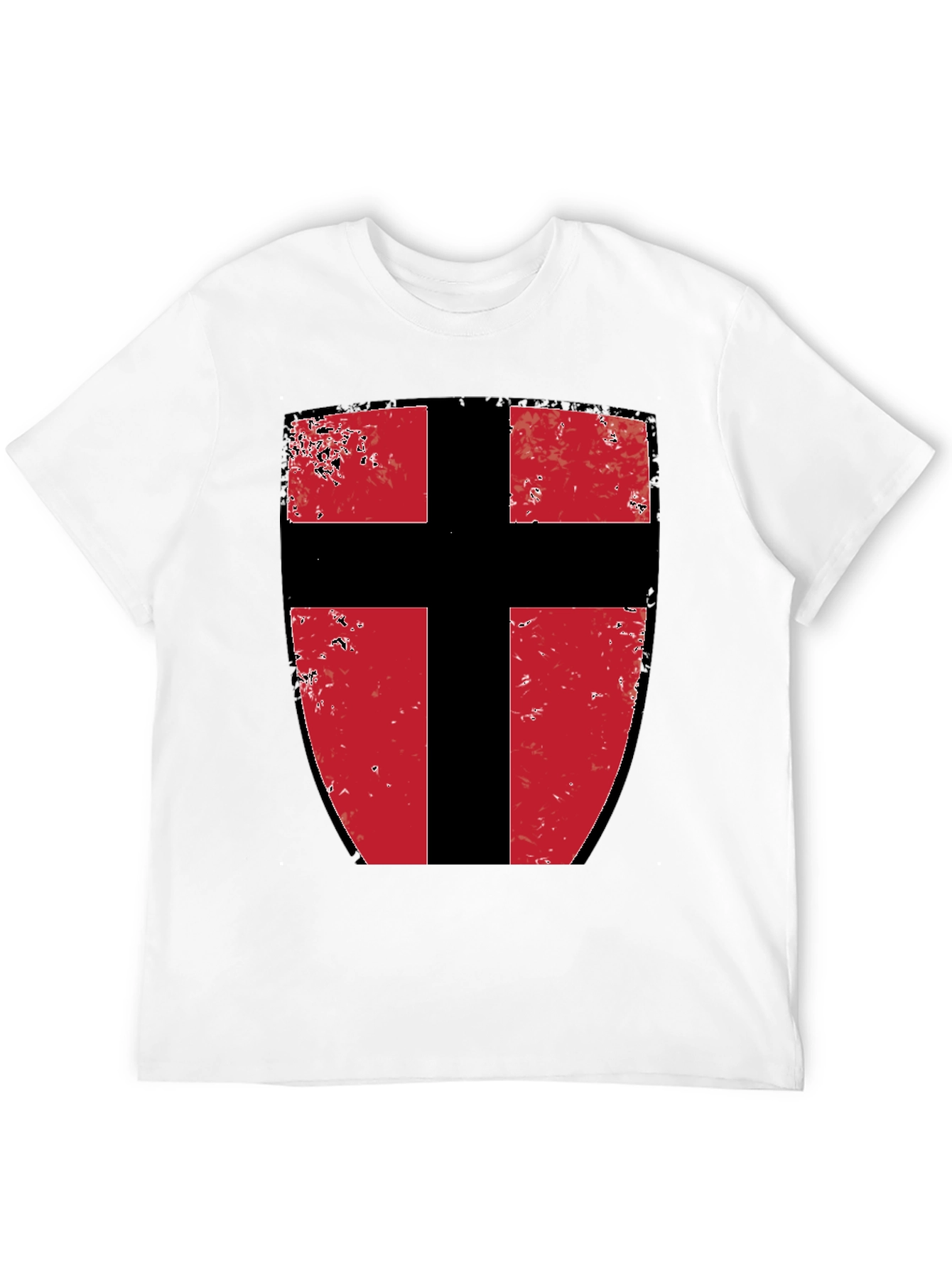 Crusader Knight Shield Graphic Tee