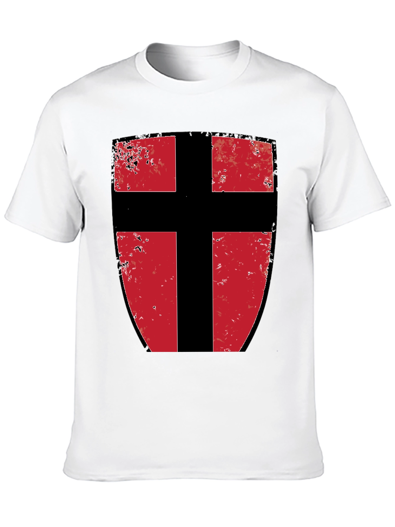 Crusader Knight Shield Graphic Tee